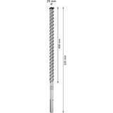 Bosch Professional EXPERT Hammerbohrer SDS-max-8X, Ø 25mm 5 Stück, Arbeitslänge 400mm