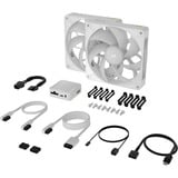 Corsair RX140 MAX RGB, Gehäuselüfter weiß, 2er Pack, 140 mm