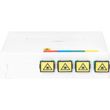 Digitus FTTH Gehäuse mit 4 x SC SX Kupplung, Spleißbox 