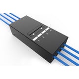 Digitus Konsolidierungspunkt-Box 4P Keystone mit Kabelmanager, 2159 schwarz