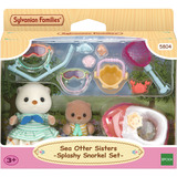 EPOCH Traumwiesen Sylvanian Families - Seeotter Schnorchel Spielset, Konstruktionsspielzeug 