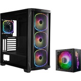 Enermax StarryKnight SK30 + Marblebron RGB 850W, PC-Aufrüstkit schwarz, Window-Kit
