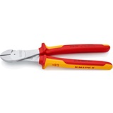 KNIPEX Kraft-Seitenschneider 74 06 250 VDE, Schneid-Zange rot/gelb, Länge 250mm, VDE-geprüft