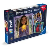 Ravensburger Kinderpuzzle Disney Wish 3x 49 Teile