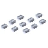 SMARTKEEPER ESSENTIAL Micro USB-B Port Lock (MUL04) + Lock Key Mini (U04), Einsteckschloss Farbcode Grau, 4 Stück + 1 Schlüssel
