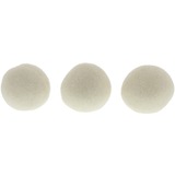 Scanpart Trocknerbälle Schafwolle, Ball weiß, 3 Stück