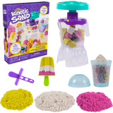 Spin Master Kinetic Sand - Smoothie Mixer Spielset, Spielsand mit 397 Gramm Sand in 3 Farben