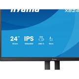 iiyama ProLite XB2495WSC-B1, LED-Monitor 61.1 cm (24 Zoll), schwarz (matt), WUXGA, IPS, HDMI, USB-C, USB-Hub, 100Hz Panel
