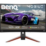 BenQ MOBIUZ EX2710R, Gaming-Monitor 69 cm(27 Zoll), schwarz/rot, QHD, AMD Free-Sync, HDR, 165Hz Panel