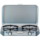 Campingaz Camping Kitchen 2 Grill & Go Caravan, 30 mbar, Gaskocher grau/schwarz, 2x 2kW, Modell 2025