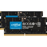 Crucial SO-DIMM 64 GB DDR5-4800 (2x 32 GB) Dual-Kit, Arbeitsspeicher schwarz, CT2K32G48C40S5