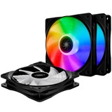 DeepCool CF120-3in1 120x120x25, Gehäuselüfter schwarz, 3er Pack