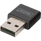 Digitus TinyWireless 300N USB 2.0 adapter (DN-70542), WLAN-Adapter schwarz