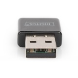 Digitus TinyWireless 300N USB 2.0 adapter (DN-70542), WLAN-Adapter schwarz