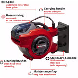 EINHELL Power X-Change Akku-Schlauchtrommel GE-HR 18/30 WH Li-Solo, 18Volt rot, ohne Akku und Ladegerät
