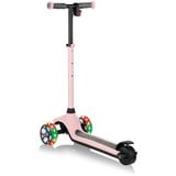 GLOBBER One K E-Motion Plus 4 Plus, E-Scooter rosa, mit Leuchtrollen