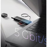 ICY BOX IB-CR203-CU3, Kartenleser schwarz