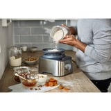 Kenwood Küchenmaschine MultiPro Compact+ silber, 800 Watt, integrierte Waage, Mixaufsatz und Blend-Xtract 2GO