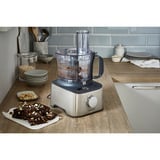 Kenwood Küchenmaschine MultiPro Compact+ silber, 800 Watt, integrierte Waage, Mixaufsatz und Blend-Xtract 2GO