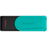 Kingston DataTraveler Exodia S 128 GB, USB-Stick schwarz/hellblau, USB-A 3.2 Gen 1
