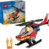 LEGO 60411 City Feuerwehrhubschrauber, Konstruktionsspielzeug 