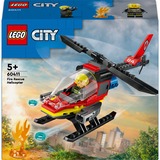 LEGO 60411 City Feuerwehrhubschrauber, Konstruktionsspielzeug 