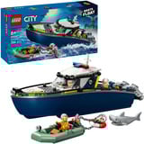 LEGO 60456 City Verfolgungsjagd im Polizeiboot, Konstruktionsspielzeug 