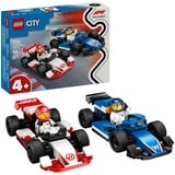 LEGO 60464 City F1 Williams Racing und Haas F1 Rennautos, Konstruktionsspielzeug 