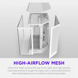 NZXT H6 ( 2026 ) All White, Tower-Gehäuse weiß, Tempered Glass x 2