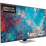 SAMSUNG Neo QLED GQ-85QN85A, QLED-Fernseher 214 cm(85 Zoll), silber, UltraHD/4K, Twin Tuner, HD+, 100Hz Panel