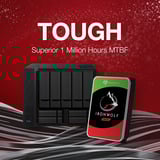 Seagate IronWolf NAS 4 x 4 TB Bundle, Festplatte SATA 6 Gb/s, 3,5", 4er Bundle