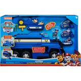 Spin Master Paw Patrol 5-in-1-Polizeifahrzeug von Chase, Spielfahrzeug 4 Mini Fahrzeuge plus Polizeicruiser plus Chase Figur