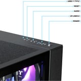 Thermaltake FTW 380i 5060Ti, Gaming-PC schwarz/transparent, Windows 11 Home