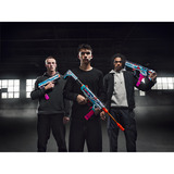 ZURU XSHOT Skins Fury-X, Dartblaster inkl. 40 Half-Darts