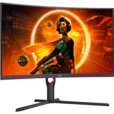 AOC CQ32G3SU/BK, Gaming-Monitor 80 cm(32 Zoll), schwarz/rot, QHD, AMD Free-Sync, HDMI, 165Hz Panel