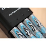 Ansmann maxE 2100mAh NiMh, Akku silber, 2x AA (Mignon)