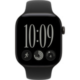 Apple Watch Series 12, Smartwatch schwarz, Aluminium, 46 mm, Sportarmband schwarz S/M
