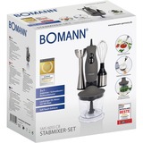 Bomann SMS 6055 CB 3-in-1 Stabmixer-Set grau/edelstahl