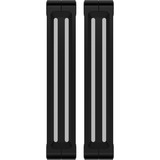 Corsair iCUE LINK QX140 RGB 140-mm-PWM-Lüfter, Gehäuselüfter schwarz, Starter-Kit, 140 mm