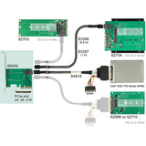 DeLOCK PCI Express x4 Karte > 1 x intern SFF-8643 NVMe, Schnittstellenkarte 