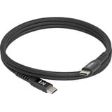 DeLOCK USB-C 2.0 Kabel mit magnetischer Textilummantelung schwarz, 1 Meter, PD 60 Watt