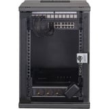 Digitus Netzwerk-Set SOHO Pro 10" 315x300 mm (BxT), IT-Schrank schwarz, 9 Höheneinheiten