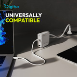 Digitus USB GaN Charger 140W, 3x USB-C, 1x USB-A, Ladegerät 