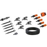 GARDENA Micro-Drip-System Start-Set Pflanztöpfe S, zugunsten von UNICEF - Aktion, Tropfsystem grau/orange, für 5 Pflanztöpfe