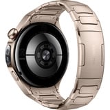 Huawei Watch 5 42mm (Soc-L29M), Smartwatch beige, Titanarmband in sandgold, Gehäuse aus Edelstahl