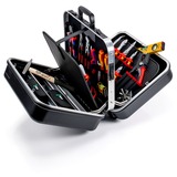KNIPEX Werkzeugkoffer "BIG Twin Move" Elektro, 63-teilig, Werkzeug-Set schwarz, mit Werkzeug-Sortiment für Elektriker