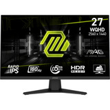 MSI MAG 274QFDE, Gaming-Monitor 68.6 cm (27 Zoll), schwarz, QHD, Rapid-IPS, Adaptive-Sync, 180Hz Panel