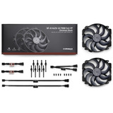 Noctua NF-A14x25r G2 PWM Sx2-PP chromax.black, Gehäuselüfter 140 mm