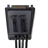 SilverStone SST-CP06-E4, 1x 15-Pin-SATA > 4x 15-Pin-SATA, Kabel 