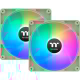 Thermaltake CT120 Reverse ARGB Sync PC Cooling Fan Matcha Green, Gehäuselüfter hellgrün, 2er Pack, ohne Controller, Reverse, 120 mm